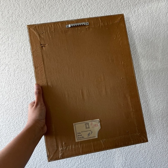 Vintage Catalda for Carson's Silhouettes Borghese Style Colonial Man Framed Art - Picture 3 of 3